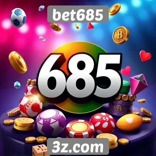 Variedade de jogos oferecidos no bet685